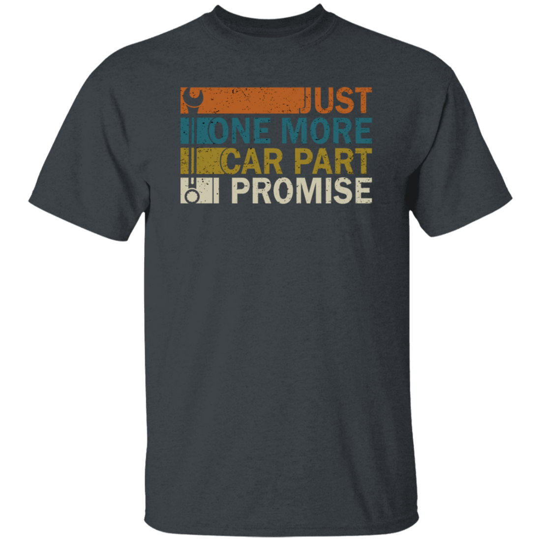 Car Part Lover Retro Style Just One More Car Part Promise