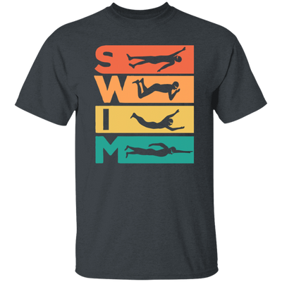 Love To Swim, Retro Swimming, Swimmer Love Gift, Best Swim Lover Unisex T-Shirt