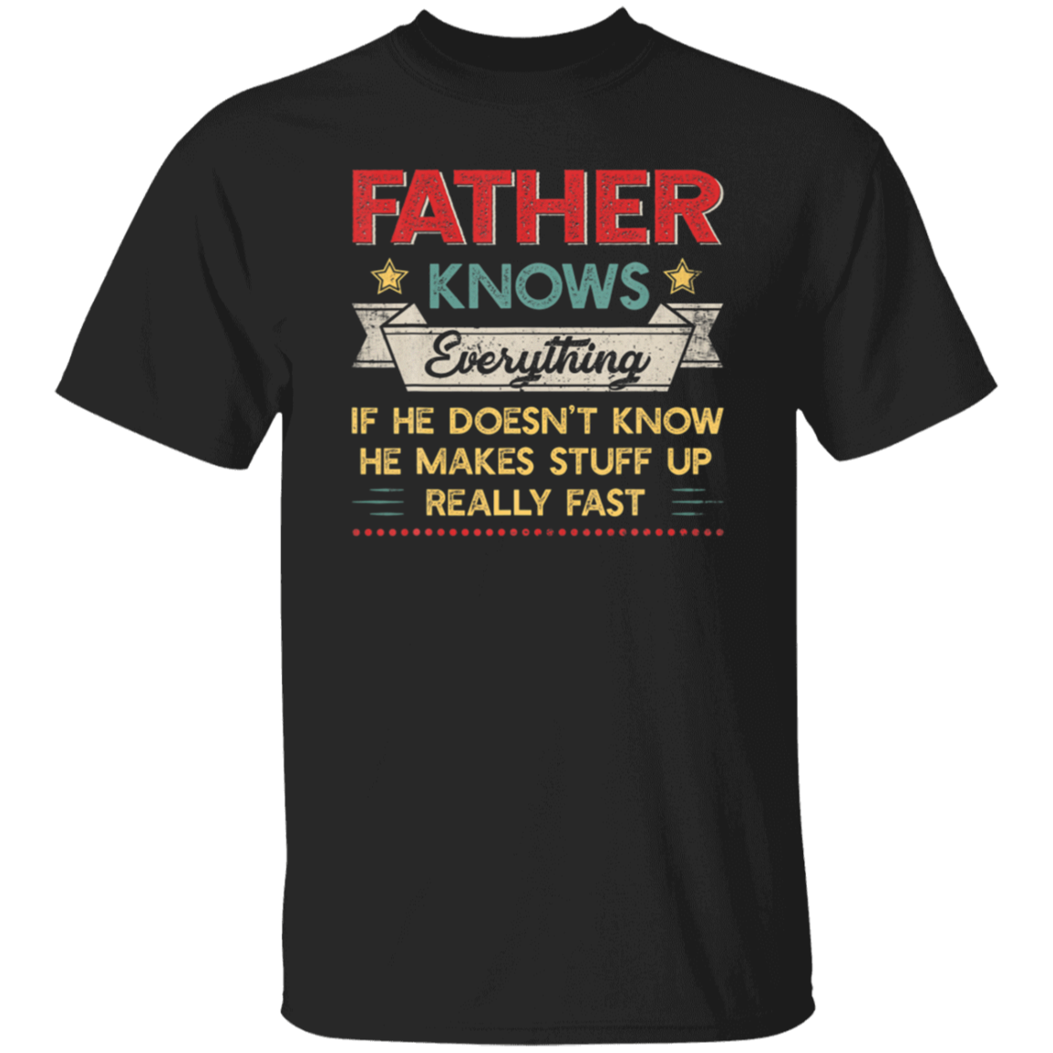 Show your Dad how much you know about him with this Vintage Father Know Everything Fathers Day Tshirt. The perfect Father's Day gift, this t-shirt features a fun, classic saying that any Dad will appreciate. Perfect for any Dad who likes to be in the know!Show your Dad how much you know about him with this Vintage Father Know Everything Fathers Day Tshirt. The perfect Father's Day gift, this t-shirt features a fun, classic saying that any Dad will appreciate. Perfect for any Dad who likes to be in the know!