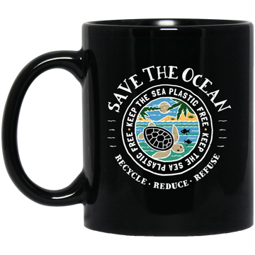 Save The Ocean - Turtle Keep The Sea Plastic Free