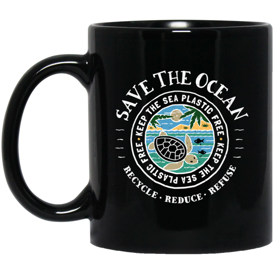 Save The Ocean - Turtle Keep The Sea Plastic Free