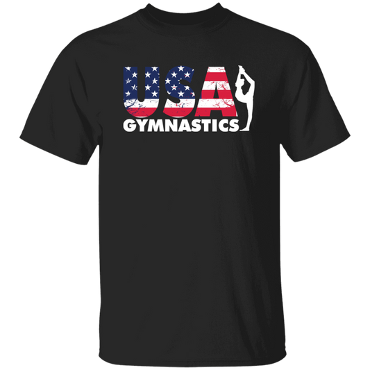 USA Gymnastics American Flag Gymnast Acrobatic