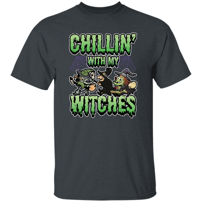 Funny Halloween, Chillin With My Witches Halloween Funny Unisex T-Shirt