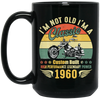 Retro Motorcycle Essential, Im Not Old Im A Classic 1960 Black Mug