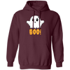 Ghost Boo Halloween, Horror Funny Saying, Love Halloween Pullover Hoodie