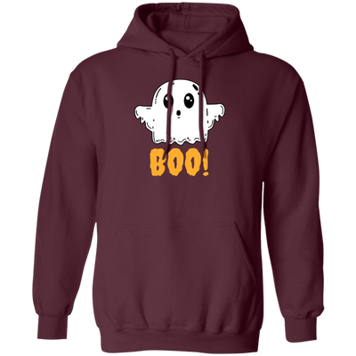 Ghost Boo Halloween, Horror Funny Saying, Love Halloween Pullover Hoodie