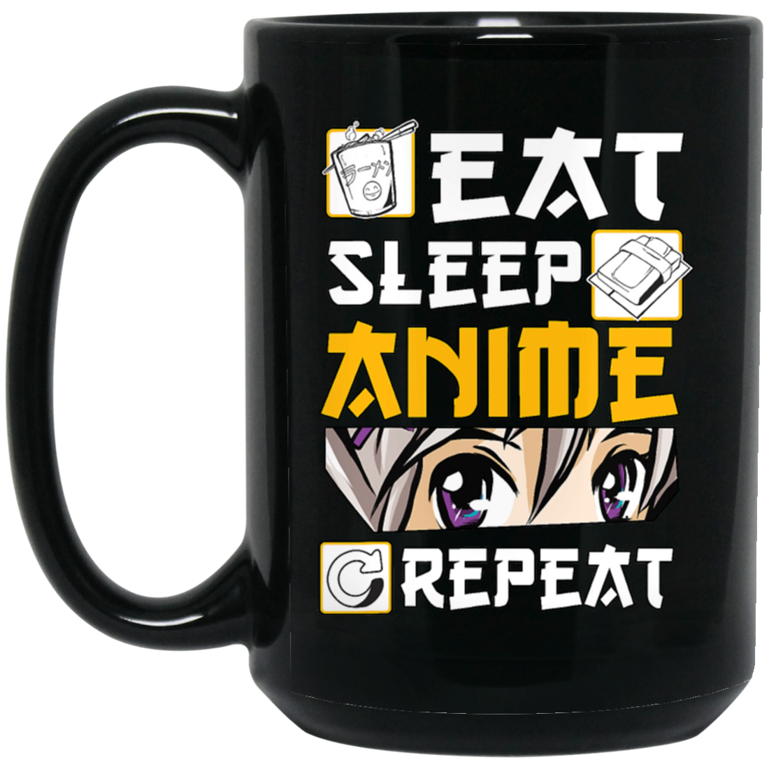 Eat Sleep Anime Repeat Anime Girl Otaku Gift Anime