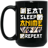 Eat Sleep Anime Repeat Anime Girl Otaku Gift Anime