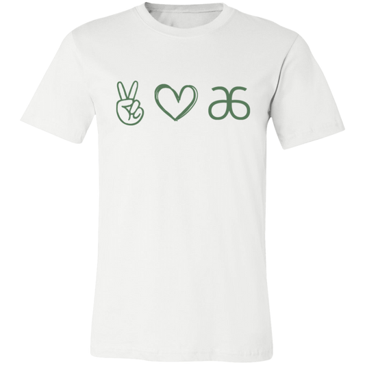 Peace Gift, Love Peace Arbonne, Bon Babe, Fizz Sticks Unisex Jersey T-Shirt ABA08