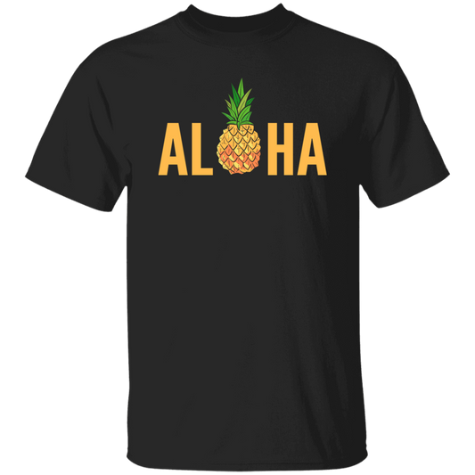 Aloha Pineapple Tropical Fruit Summer Vacation Hawaii Pineapple Lover Unisex T-Shirt