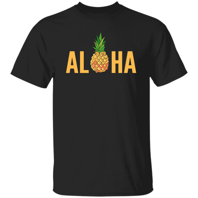 Aloha Pineapple Tropical Fruit Summer Vacation Hawaii Pineapple Lover Unisex T-Shirt