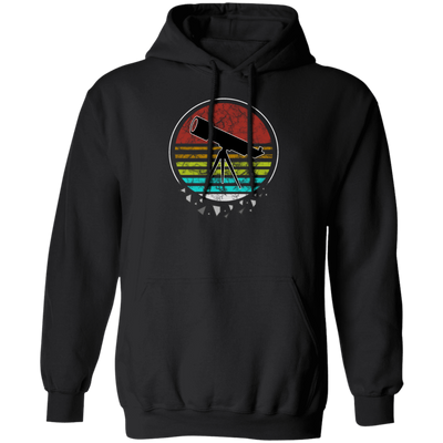 Retro Sonne Telescope Sky Astronomy Univers Pullover Hoodie