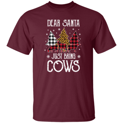 Christmas Dear Santa Just Bring The Cows Funny