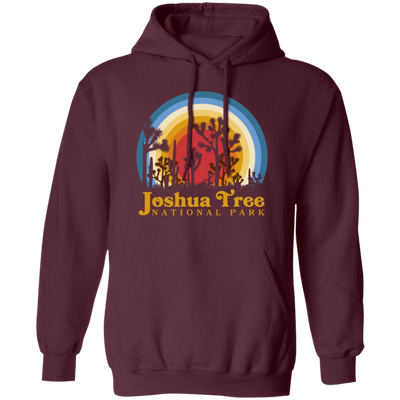 Joshua Tree Park Lover, National Gift, Retro Park Gift, Mountain Lover Gift, Joshua Tree Pullover Hoodie