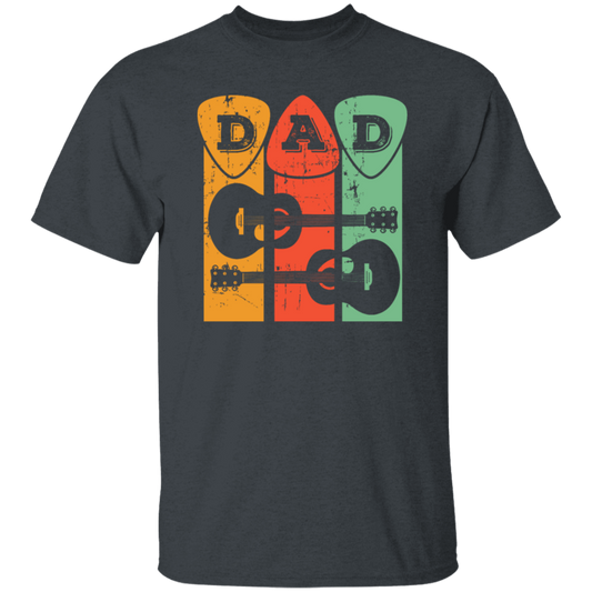 Retro Guitar Pick, Guitarist Gift, Dad Gift Unisex T-Shirt