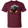 Buffalo Love Gift, Buffalo On A Field, Vintage Style, Cool Buffalo Unisex T-Shirt