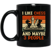 Retro Chess Lover, I Like Chess And MAybe 3 Peoples