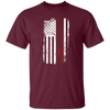 American Flag, Love To Fishing, Retro Fishing Lover, Fishing Lover Unisex T-Shirt