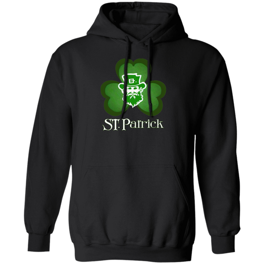 St Patrick Lover, Shamrock Gift, Lucky Leaves, Patrick Man, Patrick Day Pullover Hoodie