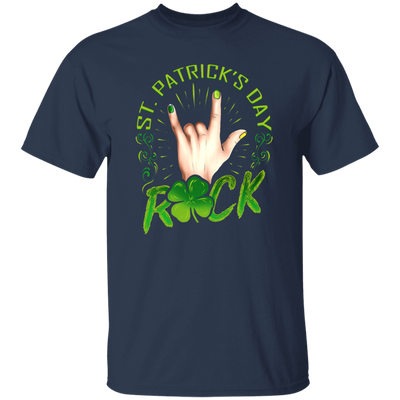 Rock Lover, St Patricks Day, Sign Of The Horns Hand Logo Gift Unisex T-Shirt