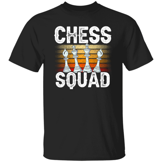 Squad In Sport, Chess Squad Gift, Intelligent Sport, Hobby Player Lover Match Gift Unisex T-Shirt