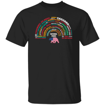 US Gift, Love National Parks, Denali National Park, Love Denali Parks Unisex T-Shirt