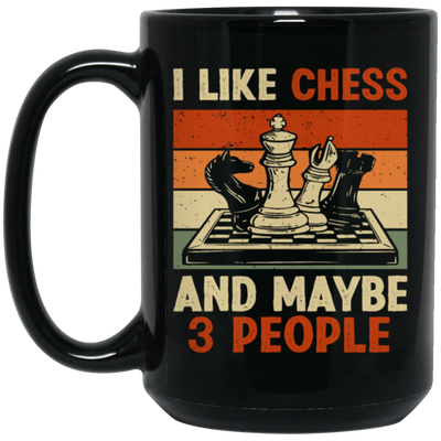 Retro Chess Lover, I Like Chess And MAybe 3 Peoples