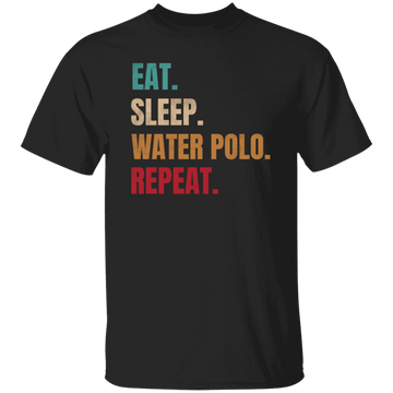 Eat Sleep Water Polo Repeat, Retro Water Polo Player Gift