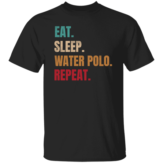 Eat Sleep Water Polo Repeat, Retro Water Polo Player Gift