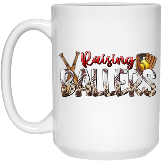 Love Sport, Ball Sport, Raising Ballers Gift, Love Baller Gift, Best Baller, Baller Lover White Mug