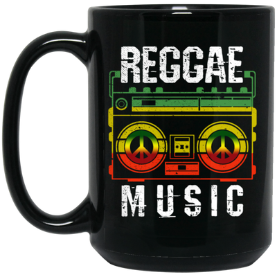 Reggae Music - Peace One Love Rasta Jamaican Flag