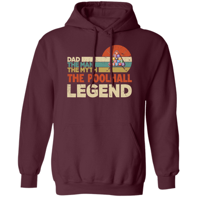 Dad The Man The Myth The Poolhall Legend, Retro Gift For Dad