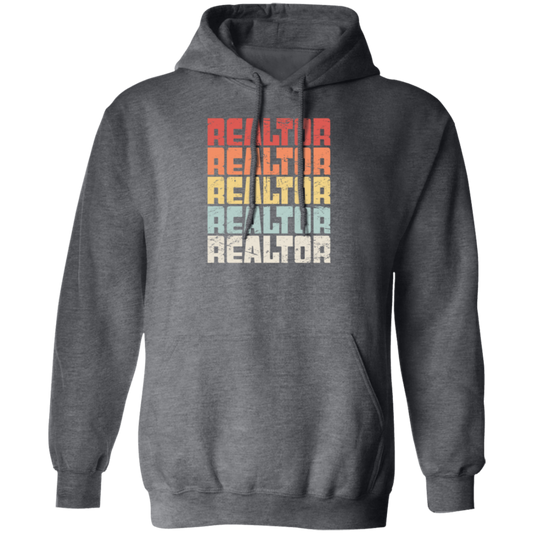 Retro 70s Realtor, Realtor Gift, Love Realtor, Best Realtor Pullover Hoodie