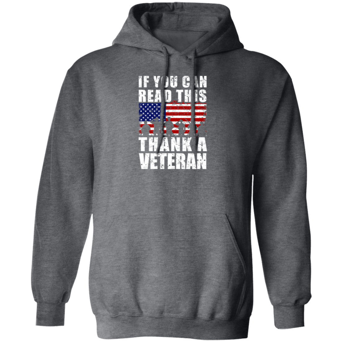 If You Can Read This, Thank A Veteran, Vegetable Lover Gift Pullover Hoodie