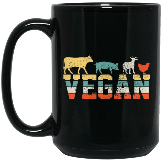 Retro Vegan, Animal Lover Vintage