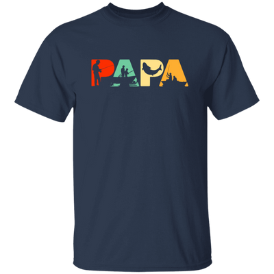 Funny Papa Fishermen Fathers Day Gift for Dad