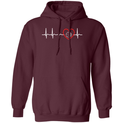 Basketball Lover, Basketball And Heartbeat, My Heart Ball, Really Love Basketball Pullover Hoodie