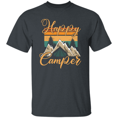 Retro Camping, Happy Camper Vintage Unisex T-Shirt