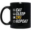 Eat Sleep Ski - Funny Alpine Skiing Gift