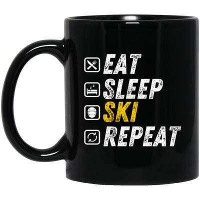 Eat Sleep Ski - Funny Alpine Skiing Gift