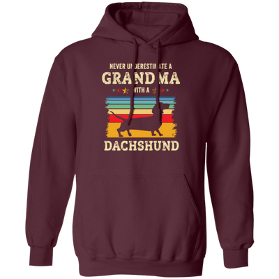 Retro Never Underestimate Grandma With A Dachshund Gift