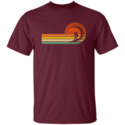 Retro Surfing Surf Beach Surfer Gift Vintage Wave Unisex T-Shirt