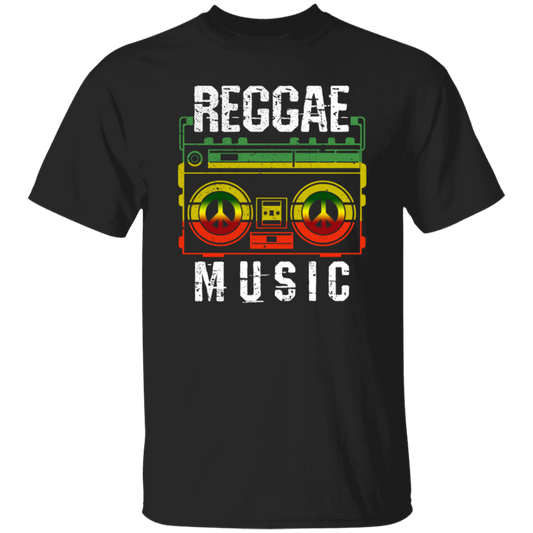 Reggae Music - Peace One Love Rasta Jamaican Flag