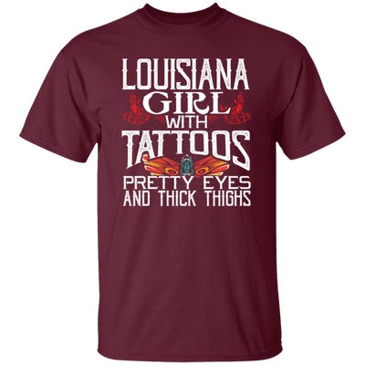 Louisiana Girl With Tattoos Pretty Eyes And Thick Thighs, Tattooed Louisiana Girl Gift