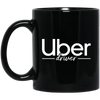 Uber Gift, Uber Driver, Uber Design, Gift For Uber Driver LYP02 Black Mug