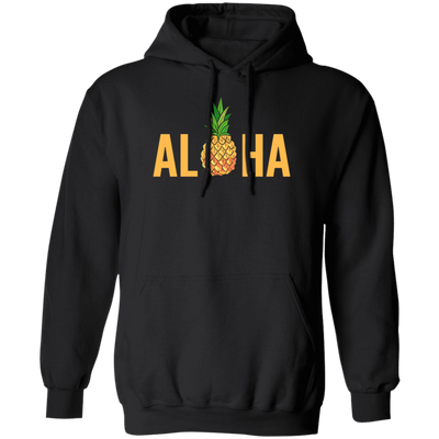 Aloha Pineapple Tropical Fruit Summer Vacation Hawaii Pineapple Lover Pullover Hoodie