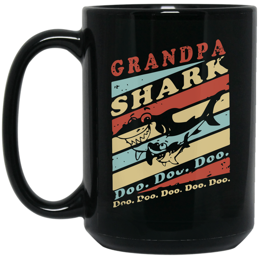 Grandpa Shark Doo Doo Love Shark Gift Funny Shark Gift