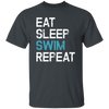 Eat Sleep Swim Repeat Swimmer, Water Sports Fitness