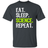 Eat Sleep Science Repeat, Science Gift