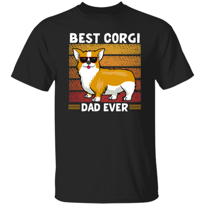 Retro Corgi, Best Corgi Dad Ever, Love Corgi Dog, Best Dog, Dog Dad Gift Unisex T-Shirt